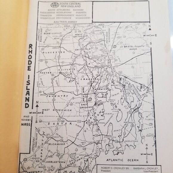 Rhode Island & nearby Massachusetts street maps guide 1994 Weeden paperback book - Picture 7 of 8